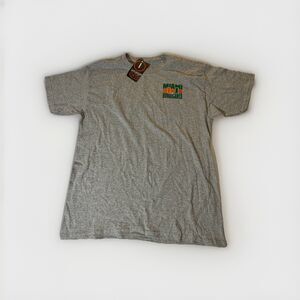 NWT Miami Hurricanes Football T Shirt Youth XL Gray NCAA Image One
